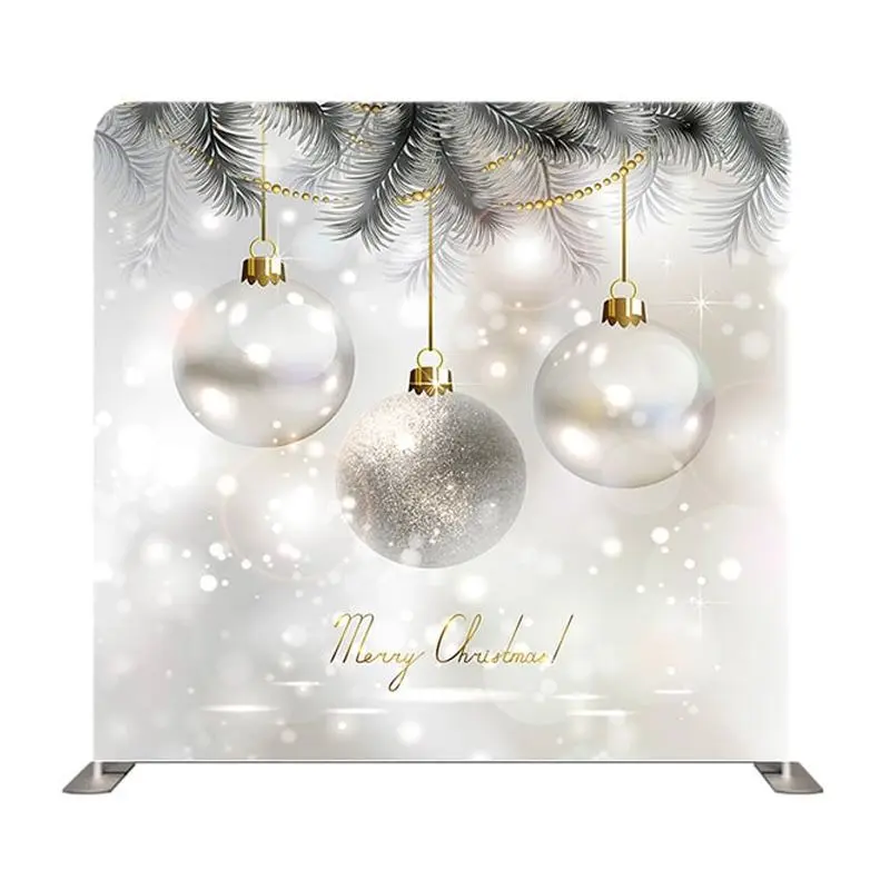 Christmas Baubles backdrop, Side A