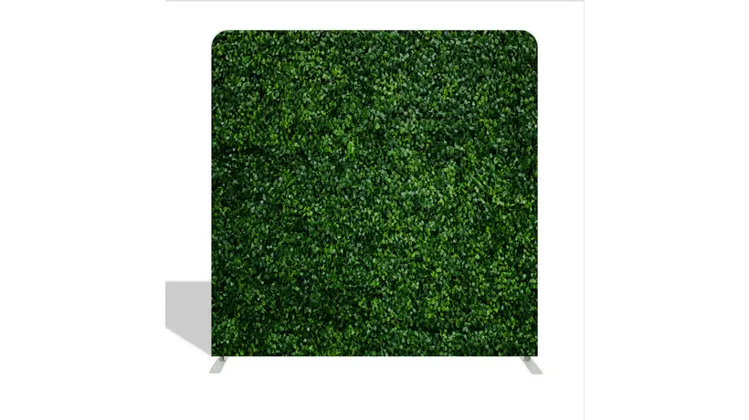 Green Hedge Wall backdrop, Side B
