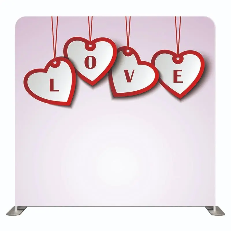 Love Heart Sign backdrop, Side A