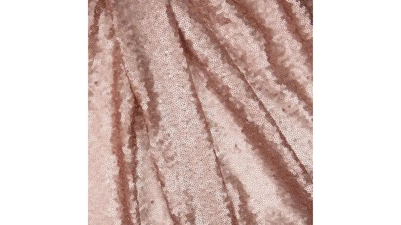 Oval Booth with Rose Gold Sequin finish