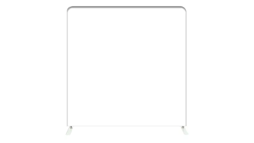 Plain White Glam backdrop, Side A