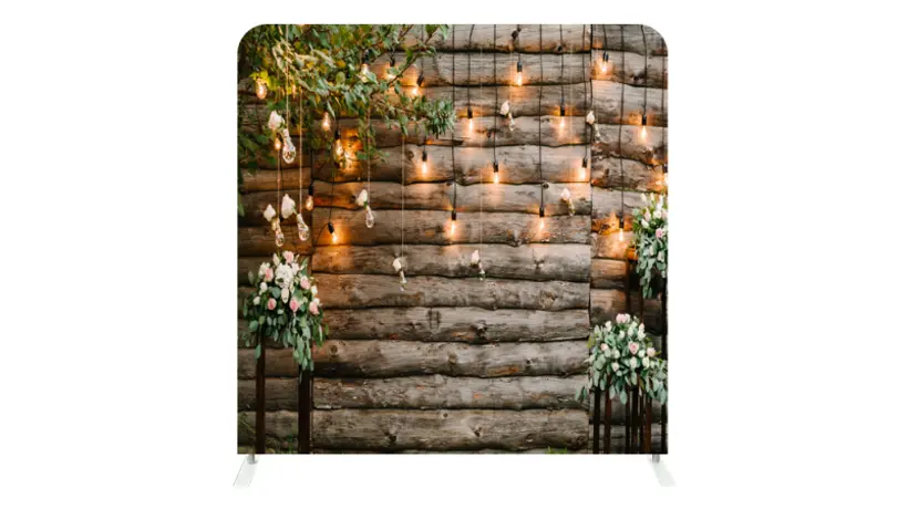 Rustic Scene backdrop, Side A