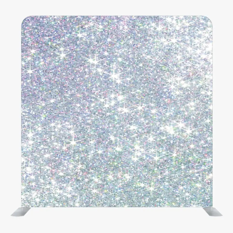 Silver Sparkle backdrop, Side A