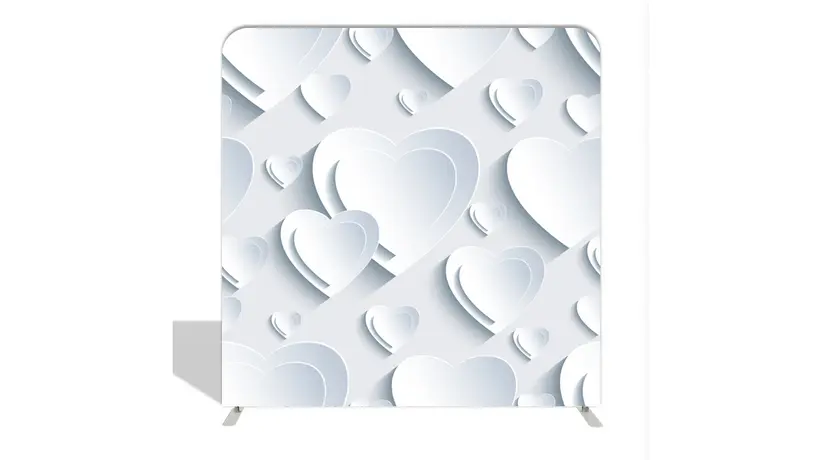 White Hearts backdrop, Side A