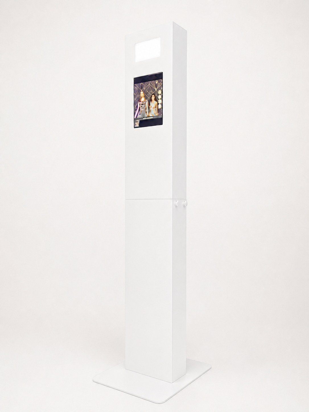 White Foxy Party Pod digital photo booth