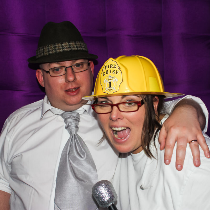 Mr & Mrs McColl wedding Photo booth hire at friars carse